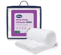 Silentnight Surmatelas Ultimate Deep Sleep King, surmatelas de luxe très épais, surmatelas de luxe offrant un confort ultime, sangles faciles à ajuster, king size, 203 x 153 cm