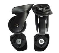 SilentWheel Lot de 2 roulettes de rechange haute performance pour coffre à bagages Jeu de pivotement à 360°
