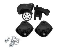 SilentWheels Lot de 2 roulettes de rechange pour valise à double rangée 360 degrés avec vis, un