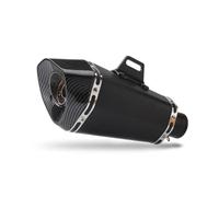 silenziatore Compatible Avec Pour Z400 Pour ZX4R 51 Mm Silencieux Universel Tuyau D'échappement Moto Échappement Modifier Pour Grand Cône Silencieux Hexagonal