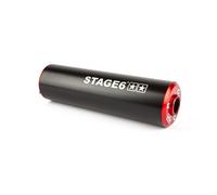 Silenziatore Stage6 50/80cc Rouge Montage Gauche