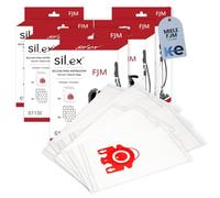 Silex Pack 5 Boîtes de Sacs d’Aspirateur Compatibles avec Miele FJM Série S2 S3 S4 S5 S6 S7, Complete C1, Compact C1/C | Système Multicouche, Comprend 20 Sacs et 10 Filtres