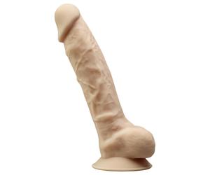 Silexd 8 - vibromasseur avec télécommande - effet testicules - couleur chair