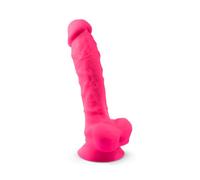 SILEXD Gode ventouse Modèle 1 - 22,9 cm - Double densité - Fuchsia