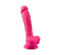 SILEXD Gode Réaliste Rose Double Densité N° 4 21,5 cm
