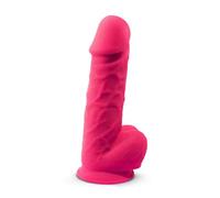 SILEXD Gode Réaliste Rose Double Densité N° 4 21,5 cm
