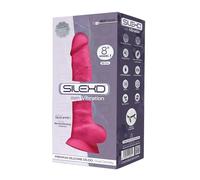 SILEXD - Model 1 Realistic Penis Vibrator Silicone Premium SILEXPAN Fuchsia 20 CM