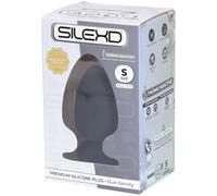 SilexD Plug Premium en Silicone Noir Small Modèle 1 (9 x 5,2 cm) Dilatateur Anal pc(s)