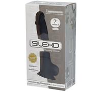 SILEXD Premium Silicone Dildo Modèle 1 Noir 17,5 cm Autre pc(s)