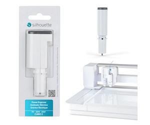 Silhouette America Graveur électrique, Blanc et Gris, 2,5 mm