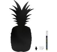 Silhouette ardoise ''Ananas'' Feutre craie inclus et kit velcro pour accrochage mural 30x50cm Securit G