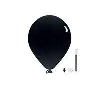 Silhouette ardoise ''Ballon'' Feutre craie inclus et kit velcro pour accrochage mural 30x50cm Securit