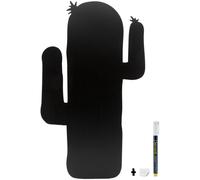 Silhouette Ardoise ''cactus'' - Feutre-Craie Inclus Et Kit Velcro Pour Accrochage Mural - 30x50cm - Securit