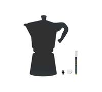 SECURIT Tableau Moka Tableau Noir, Noir, 53 x 31 x 0.26 cm
