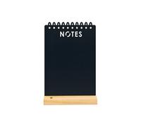 Silhouette ardoise de table ''Notes'' Socle en bois Feutre craie inclus Securit