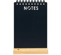 Silhouette ardoise de table ''Notes'' Socle en bois Feutre craie inclus Securit G