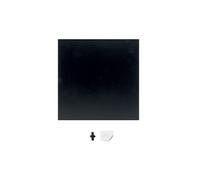 Securit - Lot de 6 tableaux noirs muraux 40 x 40 cm - Sans cadre - Pour marqueur craie liquide