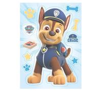 SILHOUETTE AZYME CHASE PAT PATROUILLE PAW PATROL DECOR GATEAU ANNIVERSAIRE