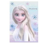 Silhouette Azyme - La Reine des Neiges - Elsa - Décoration Gâteau Anniversaire - 14,8 x 21 cm