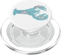 Silhouette Carte Homard MA Nantucket & Martha's Vineyard PopSockets PopGrip pour MagSafe