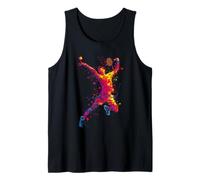 Silhouette colorée pour Joueur de Tennis Débardeur