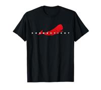 Silhouette d'animal Sauvage du Connecticut Sperme Whale T-Shirt