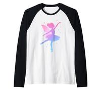 Silhouette de Ballerine dansante de fée Pastel Princesse Manche Raglan