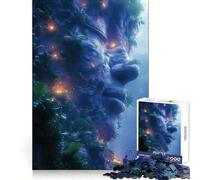 Silhouette de Bouddha Puzzle de 1000 pièces pour Adultes Jeu de réflexion et de Calme Décoration Murale épurée 38x52cm