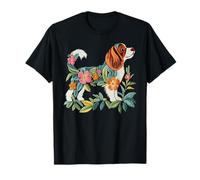 Silhouette de chien Cavalier King Charles Épagneul T-Shirt