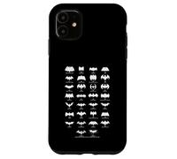 Silhouette de chronologie du Logo Batman années 1960 2010 Coque pour iPhone 11
