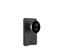 Silhouette de Corbeau étrange Contre Une Lune Brillante PopSockets PopWallet pour MagSafe
