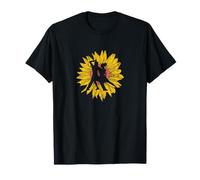 Silhouette de Couple de Danse Tournesol T-Shirt