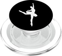 Silhouette de danse minimaliste ballerine PopSockets PopGrip pour MagSafe