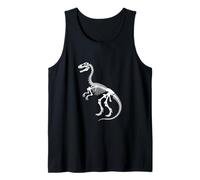 Silhouette de dinosaure - Graphiques préhistoriques minimalistes Débardeur