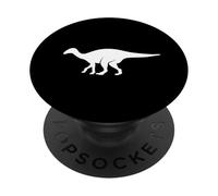 Silhouette de Dinosaure Iguanodon PopSockets PopGrip Adhésif