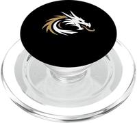 Silhouette de Dragon Mystique en Chine PopSockets PopGrip pour MagSafe