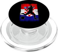 Silhouette de Drapeau croate fierté de la Croatie Amoureux du Sport PopSockets PopGrip pour MagSafe