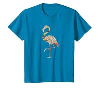 Silhouette de flamant rose oiseau exotique cottagecore T-Shirt