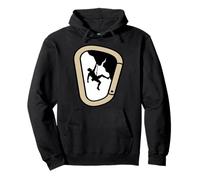 Silhouette de grimpeur à Mousqueton pour Grimpeurs Sweat à Capuche