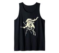 Silhouette de guerrier Samouraï Miyamoto Musashi Débardeur