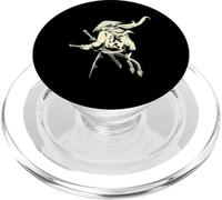 Silhouette de Guerrier Samouraï Miyamoto Musashi PopSockets PopGrip pour MagSafe