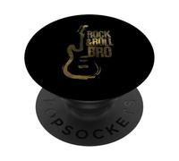Silhouette de Guitare Rock n Roll Bro PopSockets PopGrip Adhésif