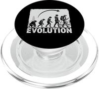 Silhouette de l'évolution vers l'archéologie archéologique PopSockets PopGrip pour MagSafe
