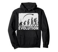 Silhouette de l'évolution vers l'archéologie archéologique Sweat à Capuche