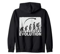 Silhouette de l'évolution vers l'archéologie archéologique Sweat à Capuche