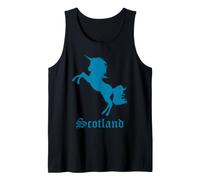 Silhouette de Licorne écossaise Symbole National écossais Débardeur