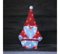 Silhouette de Père Noël en Acrylique de 51 cm