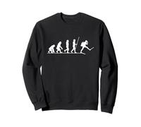 Silhouette de plongée Moderne avec Motif évolution de plongée Sweatshirt