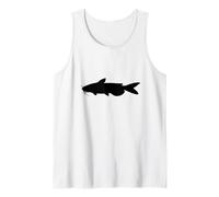 Silhouette de poisson-chat Débardeur