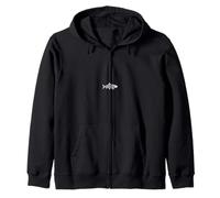Silhouette de Poisson Truite Mignon Poisson drôle Amateur de Poisson Sweat à Capuche